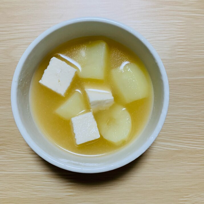 味噌汁♡じゃがいも・豆腐